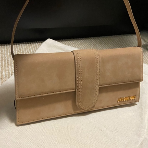 SOLD! New Jacquemus Le Bambino Long Bag Dark Beige - Picture 5 of 11